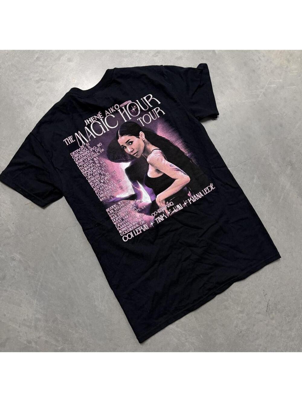 Jhené Aiko The Magic Hour Tour 2024 Concert T Shirt Black Small Coi Leray Tink
